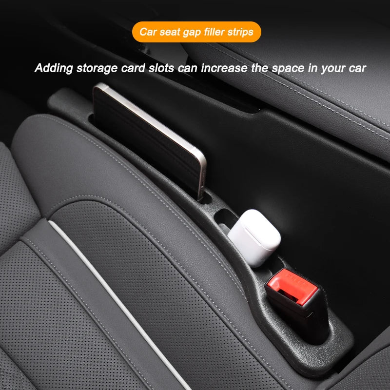 Universal Car Seat Gap Filler Gap Plug Waterproof Auto Seat Gap Plug Strip With Slot Seat Gap Storage Car Interior Accessories