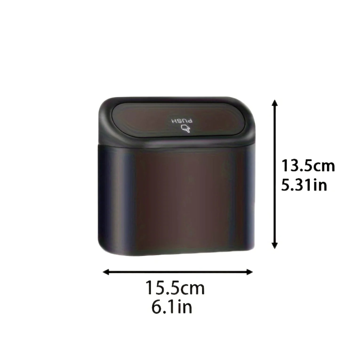 Compact Leak-proof Mini Car Trash Can with Secure Lid - Complete Accessory Set for a Tidy Vehicle  

Elevate your driving experience with this leak-proof mini car trash can, designed for effortless organization. Its secure lid prevents spills, while the