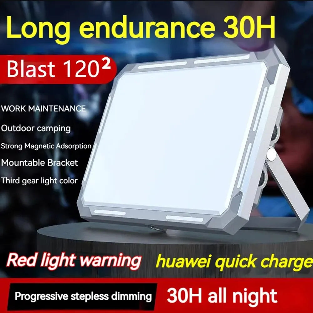 Versatile Rechargeable LED Camping Light - High Power Waterproof Emergency Lantern with Magnetic Base and USB Charging