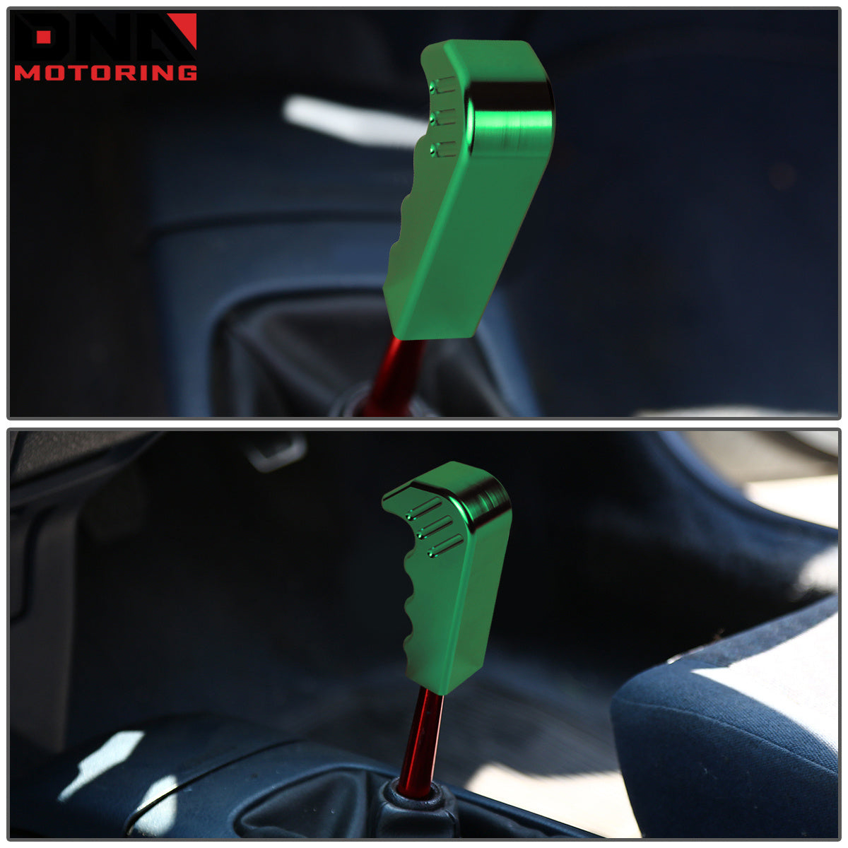 Aluminum Pistol Grip Gear Shift Knob for M8, M10, M12 Threaded Shifters - Ergonomic Design for Superior Grip