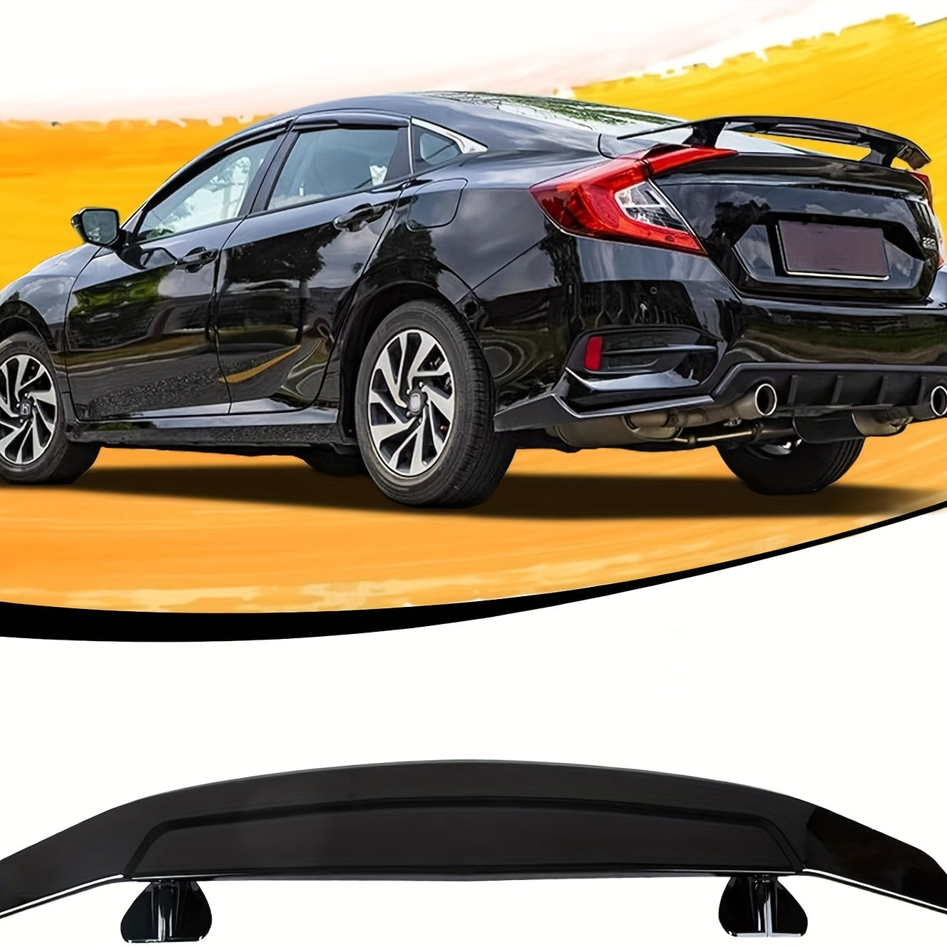 52.3 Inch Universal GT Style Rear Trunk Spoiler Wing for Aerodynamic Performance and Visual Appeal  

Elevate your vehicle's look and performance with this sleek 52.3 Inch Universal GT Style Rear Spoiler. Designed for a perfect fit on most models, it