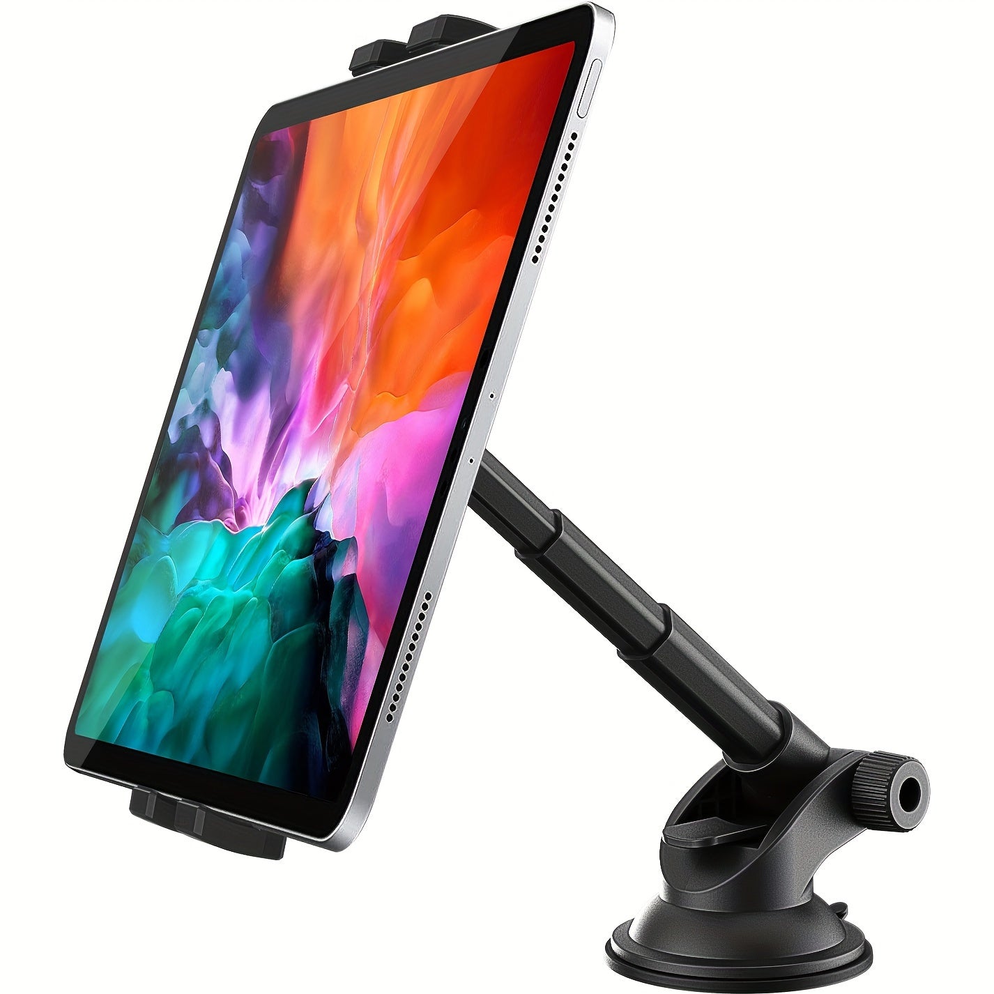 Suction Cup Phone Mount and Tablet Holder for Car- 4 to 13 Inch Dashboard Mount for Phones and Tablets