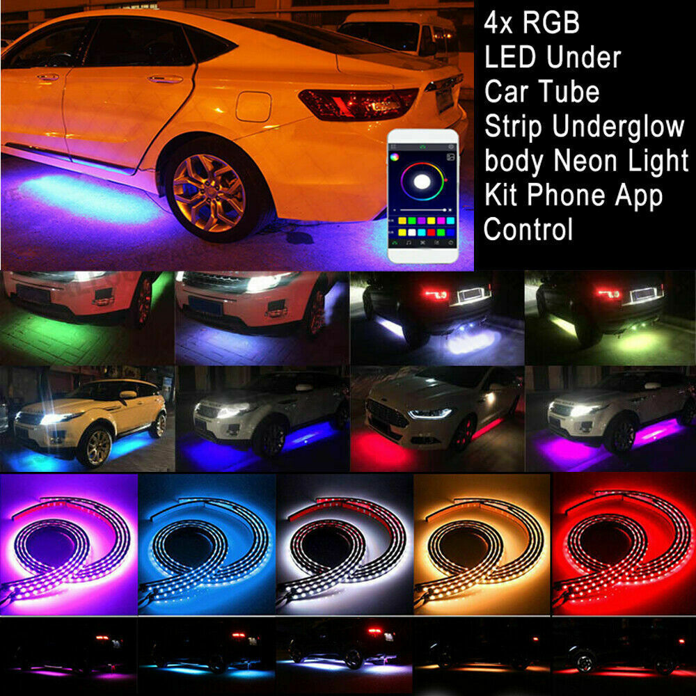 RGB Waterproof Car Underglow Light Flexible Strip