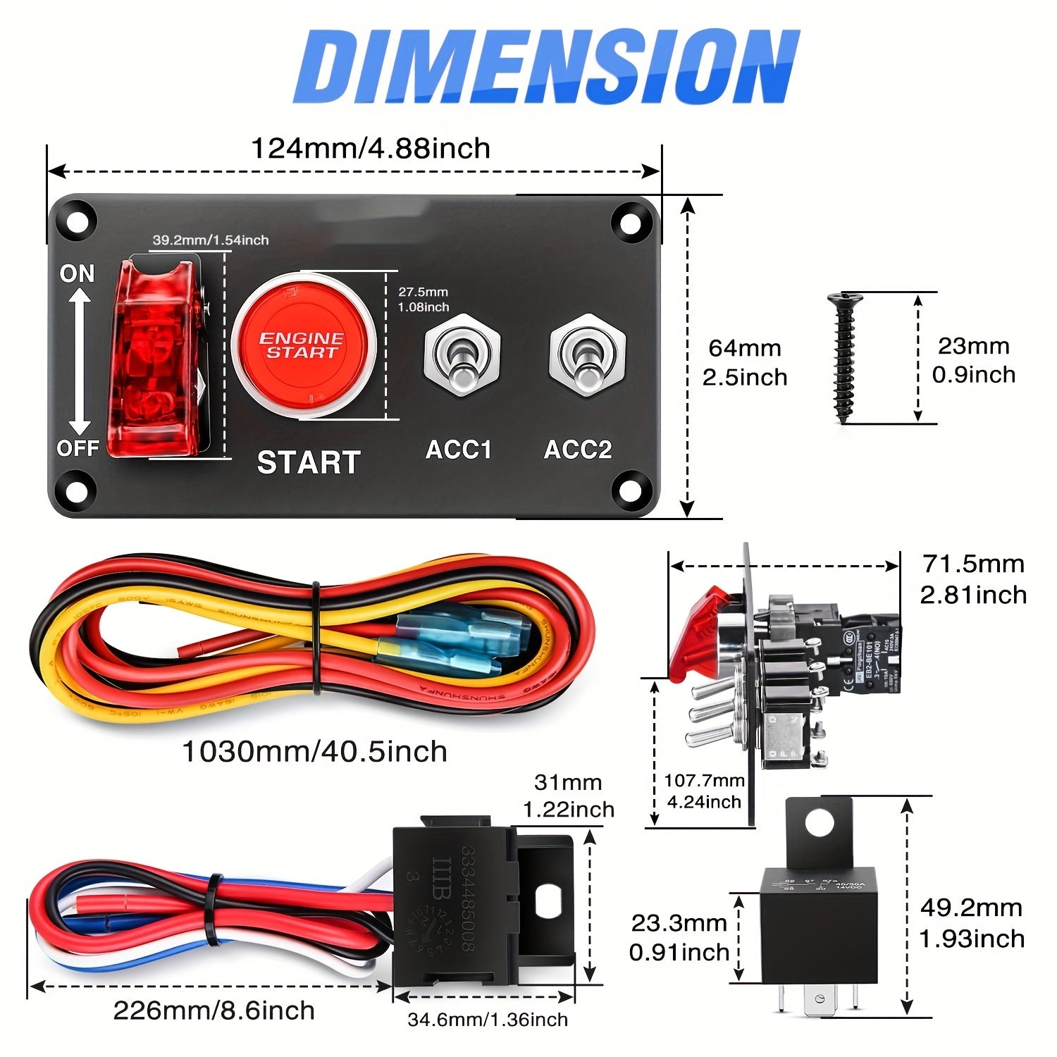 Revolutionary Keyless Ignition System: Seamless Push-Start Upgrade for RVs, Trucks, and Boats